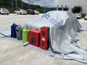 car fire blanket