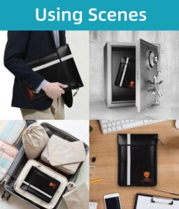fireproof document bag use